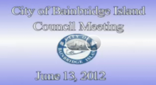 City Council Meeting: June 13, 2012